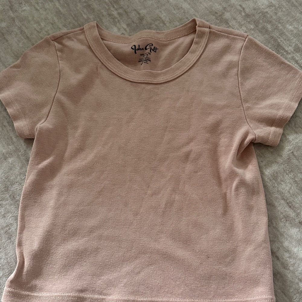 Brandy Melville Light Pink Short Sleeve Tee